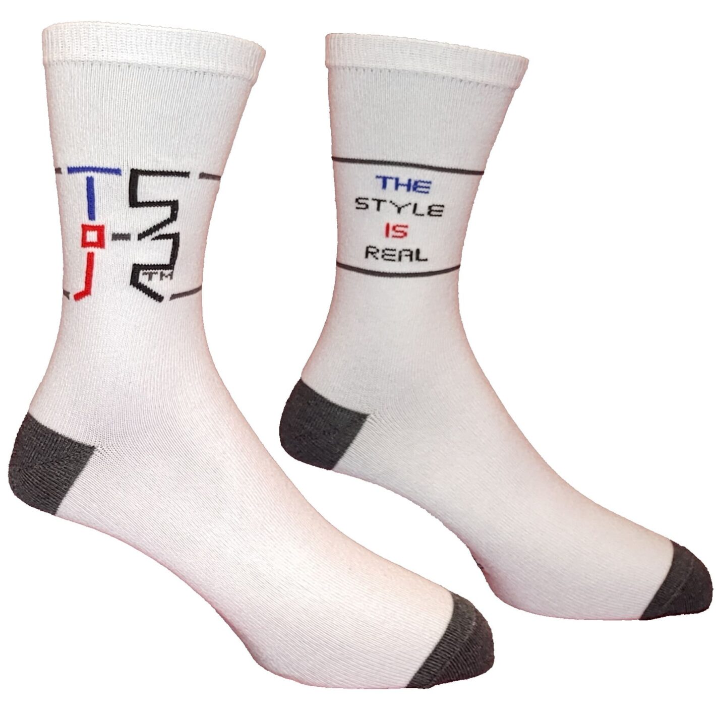 white designer socks